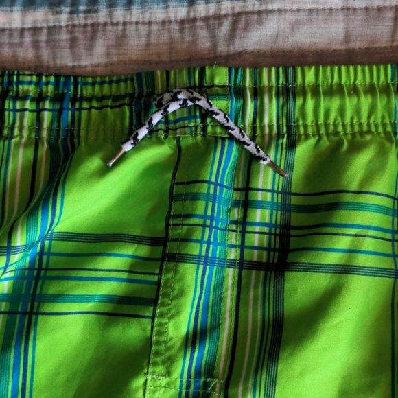 Men's Green U.S. Polo Swim Board Short Trunks, size XL - Picture 6 of 12